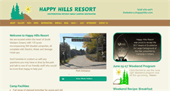 Desktop Screenshot of happyhills.com