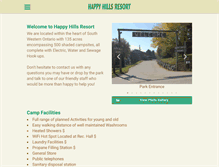 Tablet Screenshot of happyhills.com